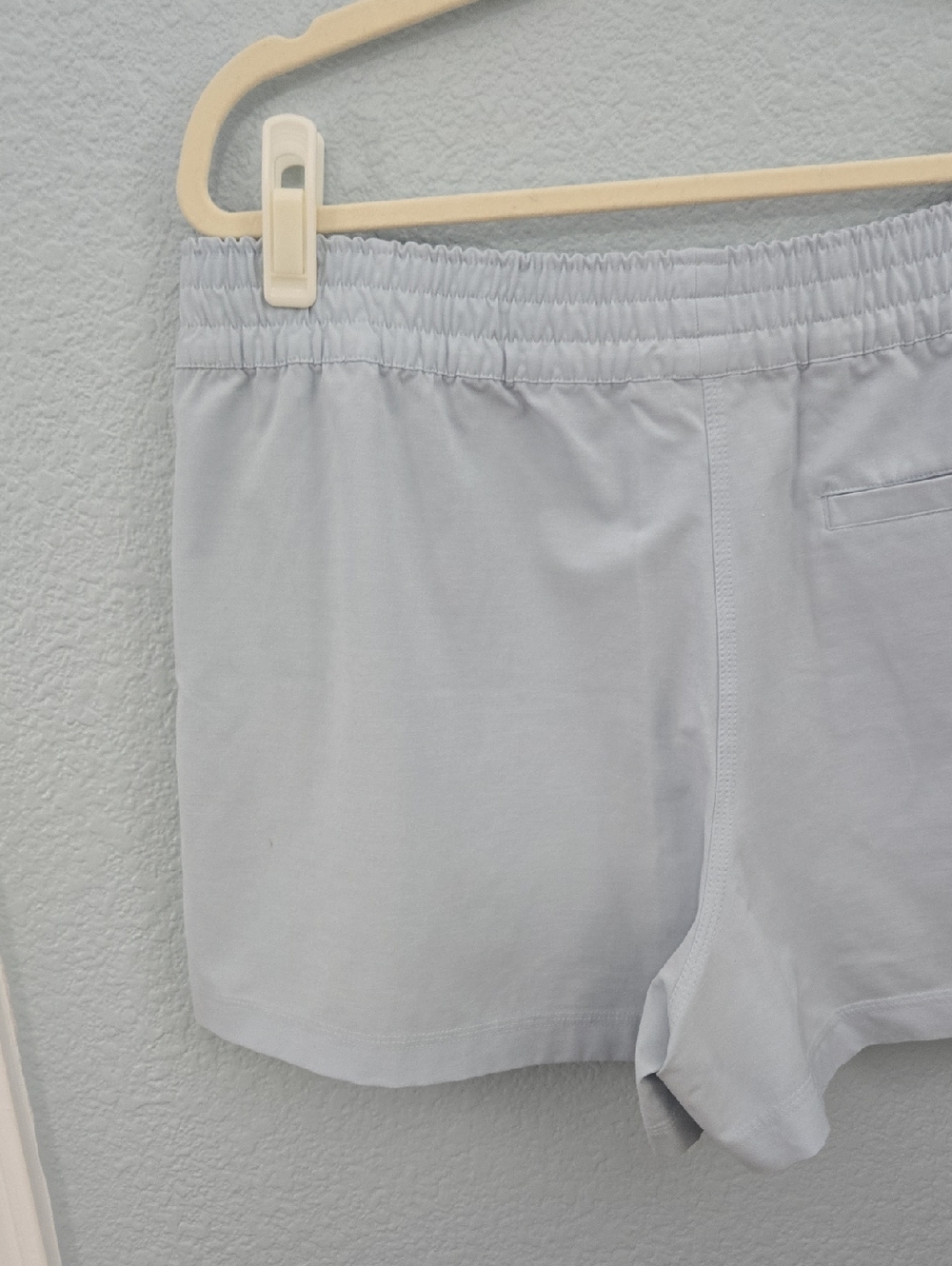 FAHERTY Casual Day Short Light Blue Elastic-Waist Front/Back Pockets Sz LARGE - Picture 8 of 10